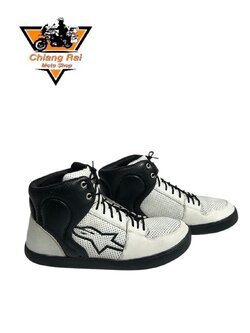 รองเท้าขี่มอเตอร์ไซด์( มือสอง) RCBT-004 Size ขนาดจากป้าย 45:EUR / 10.5:UK / 28.5:Cm.(Alpinestars)