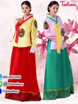 ชุดแฟนซีผู้หญิงสำหรับเช่า เช่าชุดแฟนซีเกาหลี ชุดฮันบกเกาหลี Korea Costume ชุดคอสเพลย์ฮันบกหญิง ชุดฮันบกสีแดง สีเหลือง สีชมพู สีเขียว