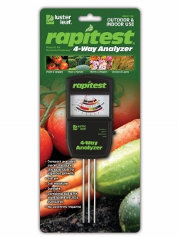 Rapitest Electronic 4-Way Analyzer รุ่น 1880 เครื่องวัดคุณภาพของดิน (pH, ความชื้น,ความเข้มแสง, ผลรวม NPK ในดิน)
