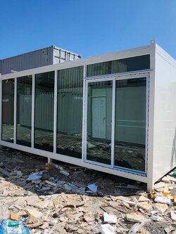 ตู้สำนักงาน กระจก ขนาด 3*6