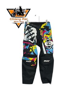 กางเกงขี่มอเตอร์ไซด์ ( มือสอง ) E&A 661: เอว 28" ยาว 26" **FREEGUNGEAR**