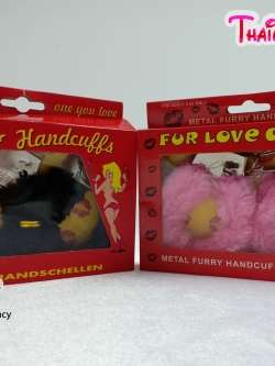 อุปกรณ์แฟนซี อุปกรณ์คอสเพลย์ กุญแจมือเล่นเกมล์ เซ็ทของเล่นกุุญแจมือ กุญแจมือผู้ใหญ่ขนเฟอร์นุ่ม