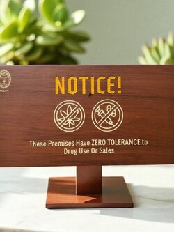 ป้ายห้ามกัญชา