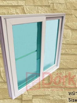 หน้าต่างบานเลื่อน 120x110 ซม.