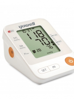 เครื่องวัดความดันโลหิตดิจิตอล YUWELL Electronic Blood Pressure Monitor รุ่น YE670A