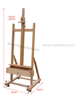 ขาตั้งอาร์ต/ขาตั้งวาดรูป มือหมุนปรับระดับ+ลิ้นชักเก็บของ