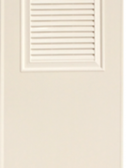 ประตู PVC บานแผ่น TD3 บานเกล็ดช่องลมครึ่งบาน