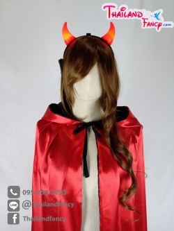 อุปกรณ์แฟนซี Halloween Accessories เขาไฟเดวิลเรืองแสง เขาเดวิลไฟกระพริบ