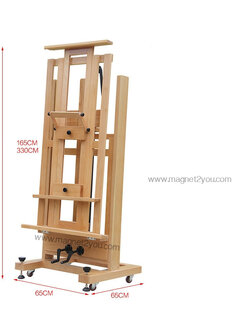 ขาตั้งอาร์ต/ขาตั้งวาดรูป เพลามือหมุนคู่ปรับ ความตั้งได้