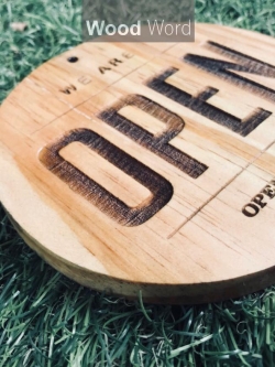 ป้ายติดกระจก open-closed