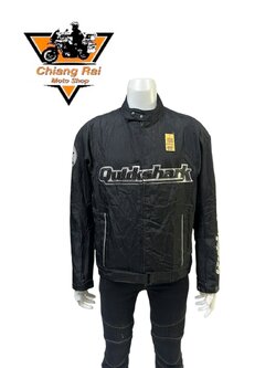 เสื้อขี่มอเตอร์ไซด์( มือสอง) CRSB 061 : อก 48" ยาว 25" (L) **Quickshark**(ไม่มีการ์ด)