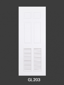 ประตู uPVC GREEN GL203 ขาว
