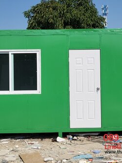 สำนักงาน 3*6ม. ห้องน้ำ เพิ่มขา ตู้สำนักงานสำเร็จรูป