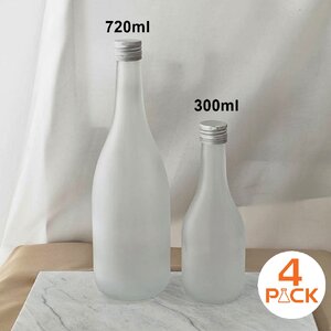 (บรรจุกล่องละ35ใบ)ขวดแก้ว720mlรุ่นสาเกฝ้า+ฝาเหล็กสีเงิน