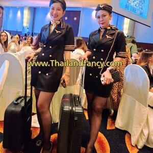 ธีมอาชีพในฝัน ♥️ สาวแอร์พร้อมกัปตันยินดีให้บริการแล้วคร้า