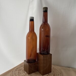 ขวดพลาสติกPET 750ml รุ่นน้ำหวาน สีชา