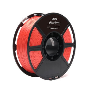 # RED สีแดง #eSUN ePLA-Gloss 1.75mm 1 Kg. ePLA Gloss 3d Printer Filament เส้นใยพลาสติก วัสดุการพิมพ์