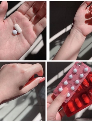 Set คู่ สุดคุ้ม vาวใส X 2 Shihada Gluta 20 เม็ด + Vitamin C Korea 20 เม็ด