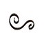 ลายเหล็กดัด ตัวSเล็ก ขนาด 170x80 มม.