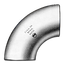 ข้องอสแตนเลส 90 องศา 90 Stainless Elbow (#40 มีตะเข็บ)