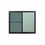 WELLINGTAN LIKE หน้าต่างบานเลื่อน 150 x 110 ซม. สีดำ พร้อมมุ้ง