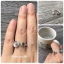 แหวนกีเบียนและโมลดาไวท์ (Meteorite Gibeon - Moldavite)