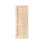 GREAT WOOD ประตูไม้ไวท์วูด บานทึบลูกฟักทำร่อง DPWD25-2 80x200ซม.