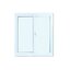 WELLINGTAN (TK) หน้าต่างไวนิล บานเลื่อน SS 100x100ซม. สีขาว ไม่มีมุ้ง