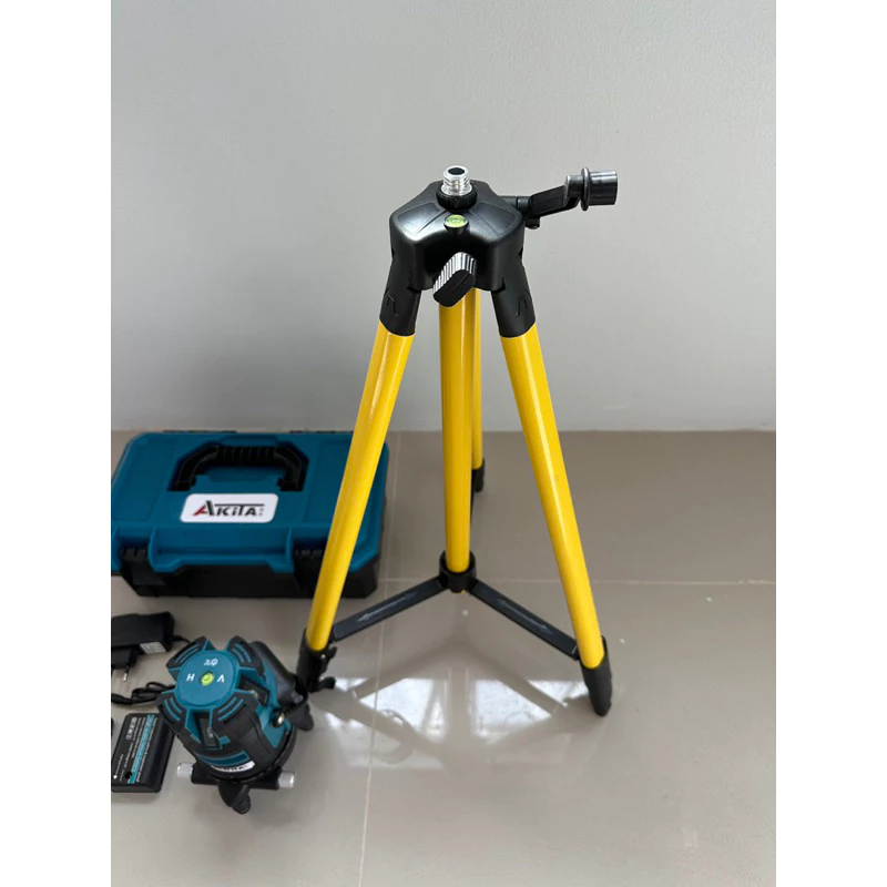 เลเซอร์ 5 เส้น แสงสีเขียว พร้อมขาตั้ง ยี่ห้อ AKITA