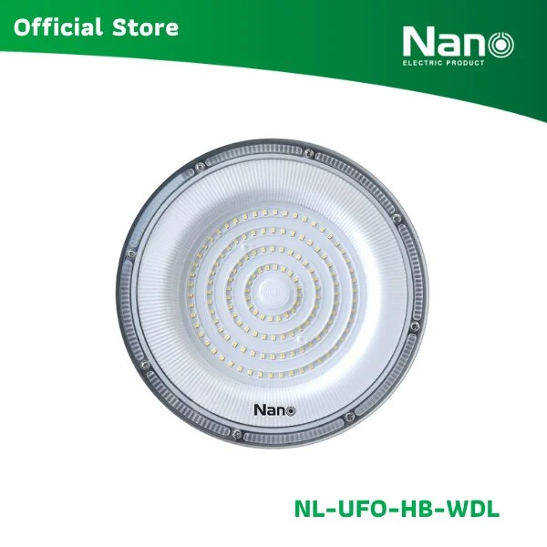 NANO UFO LED High Bay Light โคมไฟไฮเบย์ ยูเอฟโอ แอลอีดี 100W, 150W, 200W (1 ชิ้น/กล่อง) รุ่น NL-UFO-HB-WDL